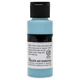Blick Matte Acrylic - Blue Light, 2 oz bottle back