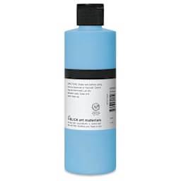 Blick Matte Acrylic - Blue Light, 8 oz back