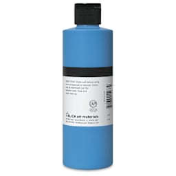 Blick Matte Acrylic - Blue Medium, 8 oz back