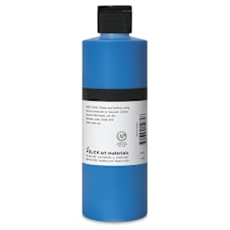 Blick Matte Acrylic - Dark Blue Light, 8 oz back