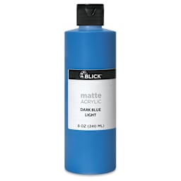 Blick Matte Acrylic - Dark Blue Light, 8 oz
