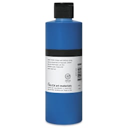 Blick Matte Acrylic - Dark Blue Medium, 8 oz back