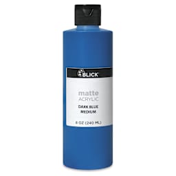 Blick Matte Acrylic - Dark Blue Medium, 8 oz