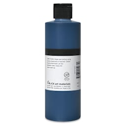 Blick Matte Acrylic - Dark Blue Deep, 8 oz back