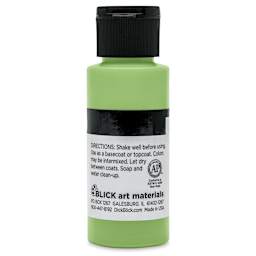 Blick Matte Acrylic - Blue Green Light, 2 oz bottle back