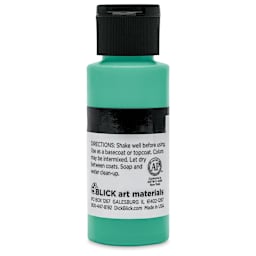 Blick Matte Acrylic - Aqua, 2 oz bottle back