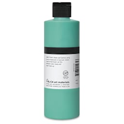 Blick Matte Acrylic - Aqua, 8 oz back