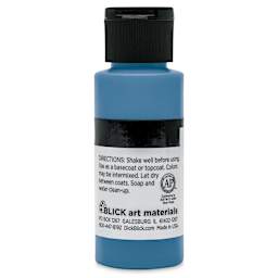 Blick Matte Acrylic - Sapphire, 2 oz bottle back
