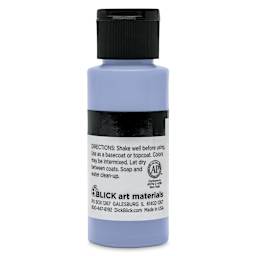 Blick Matte Acrylic - Blue Violet Light, 2 oz bottle back