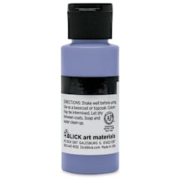 Blick Matte Acrylic - Blue Violet Medium, 2 oz bottle back