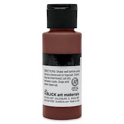 Blick Matte Acrylic - Blue Red Deep, 2 oz bottle back