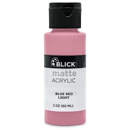 Blick Matte Acrylic - Blue Red Light, 2 oz bottle