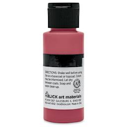 Blick Matte Acrylic - Blue Red Medium, 2 oz bottle back