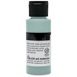 Blick Matte Acrylic - Sage Blue, 2 oz bottle back