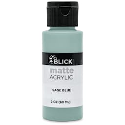 Blick Matte Acrylic - Sage Blue, 2 oz bottle