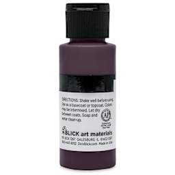 Blick Matte Acrylic - Purple Madder, 2 oz bottle back