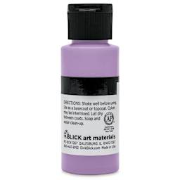 Blick Matte Acrylic - Violet Light, 2 oz bottle back