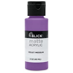 Blick Matte Acrylic - Violet Medium, 2 oz bottle