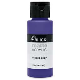 Blick Matte Acrylic - Violet Deep, 2 oz bottle