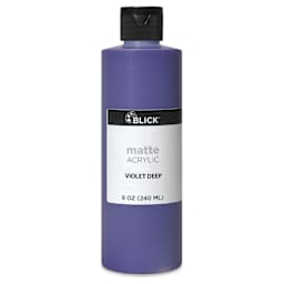 Blick Matte Acrylic - Violet Deep, 8 oz