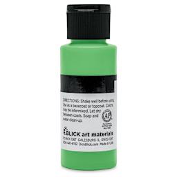Blick Matte Acrylic - Green Medium, 2 oz bottle back