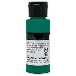 Blick Matte Acrylic - Dark Green Deep, 2 oz bottle back