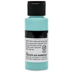 Blick Matte Acrylic - Green Blue Light, 2 oz bottle back