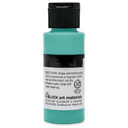 Blick Matte Acrylic - Green Blue Medium, 2 oz bottle back