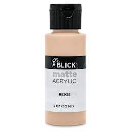 Blick Matte Acrylic - Beige, 2 oz bottle