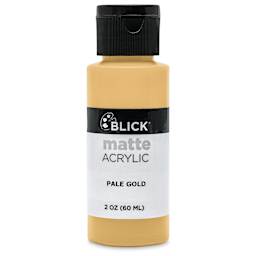 Blick Matte Acrylic - Pale Gold, 2 oz bottle
