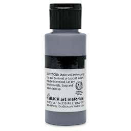Blick Matte Acrylic - Pewter, 2 oz bottle back