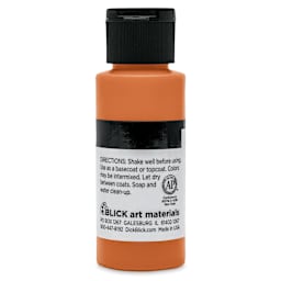 Blick Matte Acrylic - Burnished Copper, 2 oz bottle back
