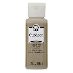 FolkArt Outdoor Acrylic Paint - Barn Wood, 2 oz, Bottle