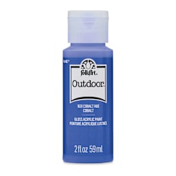 FolkArt Outdoor Acrylic Paint - Cobalt Hue, 2 oz, Bottle