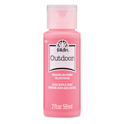 FolkArt Outdoor Acrylic Paint - Melon Mambo, 2 oz, Bottle