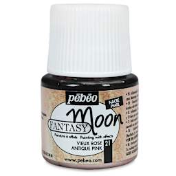 Pebeo Fantasy Moon Paints - Antique Pink, 45 ml bottle