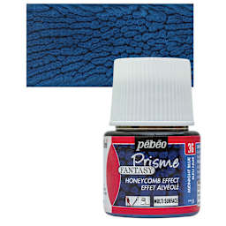 Pebeo Fantasy Prisme Paint - Midnight Blue, 45 ml bottle and swatch