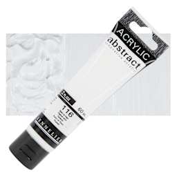 Sennelier Abstract Acrylic Paint - Titanium White, 60 ml tube and swatch
