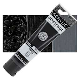 Sennelier Abstract Acrylic - Mars Black, 60 ml tube and swatch