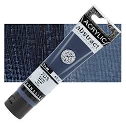 Sennelier Abstract Acrylic Paint - Payne's Grey, 60 ml tube and swatch
