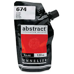Sennelier Abstract Acrylic - Vermilion, 120 ml pouch