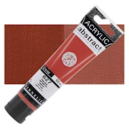 Sennelier Abstract Acrylic - Light English Red, 60 ml tube and swatch