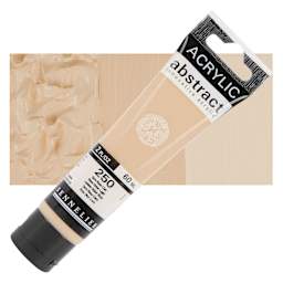 Sennelier Abstract Acrylic Paint - Rose Ochre Light, 60 ml tube and swatch