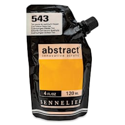 Sennelier Abstract Acrylic - Cadmium Yellow Deep Hue, 120 ml pouch