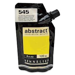 Sennelier Abstract Acrylic - Cadmium Yellow Lemon Hue, 120 ml pouch