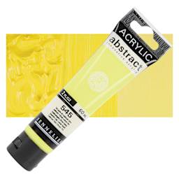 Sennelier Abstract Acrylic - Cadmium Yellow Lemon Hue, 60 ml tube and swatch