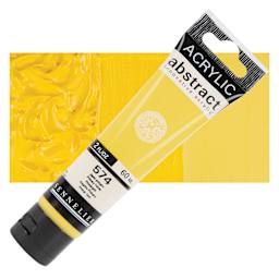 Sennelier Abstract Acrylic - Primary Yellow, 60 ml tube and swatch