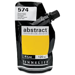 Sennelier Abstract Acrylic - Primary Yellow, 120 ml pouch
