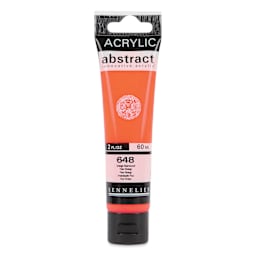 Sennelier Abstract Acrylic - Fluorescent Orange, 60 ml tube