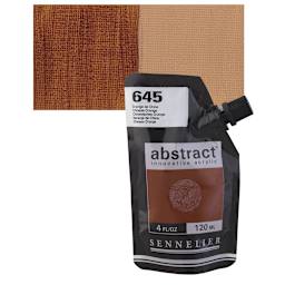 Sennelier Abstract Acrylic - Chinese Orange, 120 ml pouch and swatch